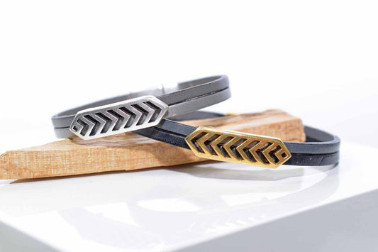 Wheat Leather Bracelet - Tina Lilja