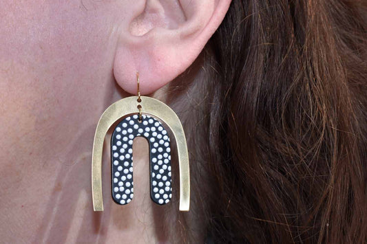 Zoe Cyra Acetate Earrings - Tina Lilja
