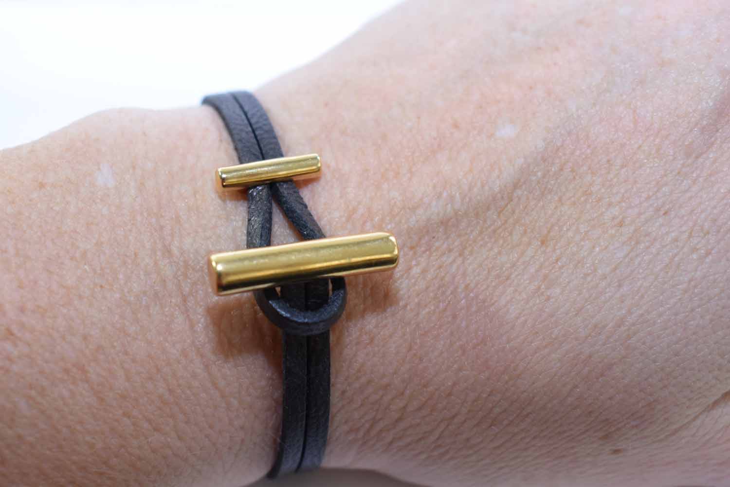 Lauren Leather Bracelet - Three Colors - Tina Lilja