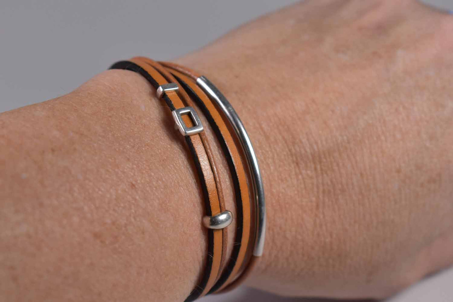 Abaleen Leather Bracelet - 3 Colors