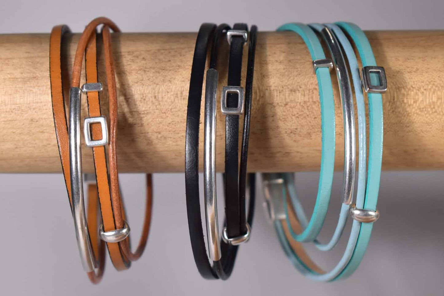 Abaleen Leather Bracelet - 3 Colors