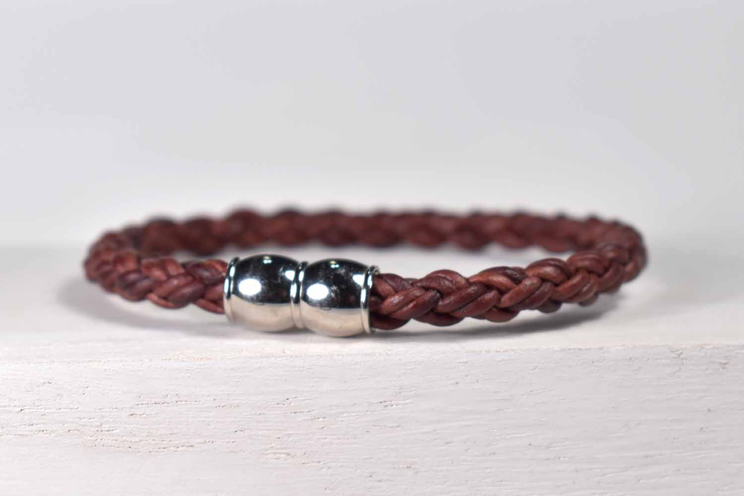 Atlas Leather Bracelet - Whisky - Tina Lilja