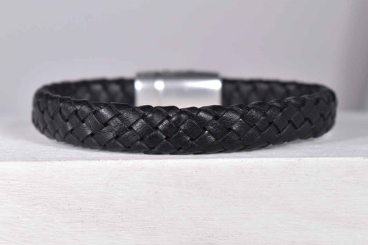 Bear Leather Bracelet -Black