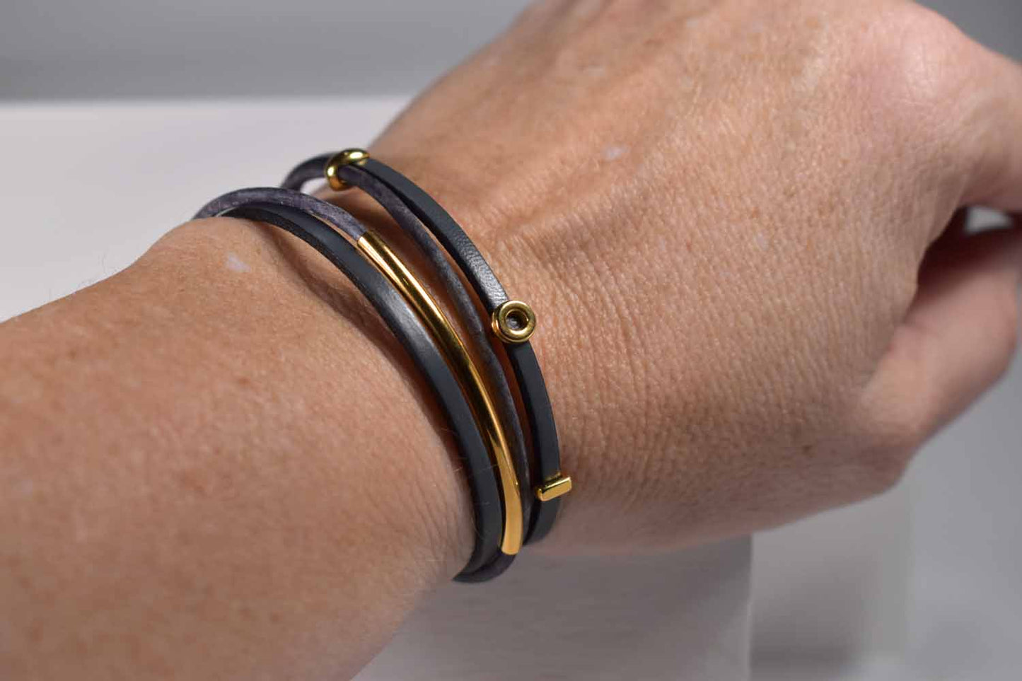 Katie Leather Bracelet