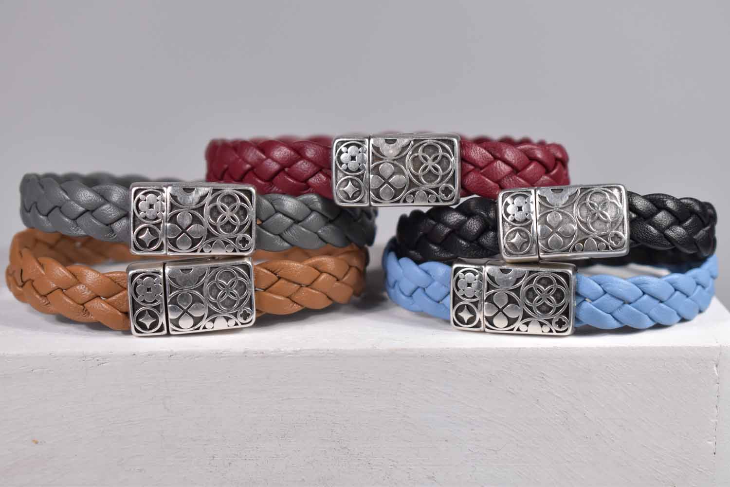 Trinity Leather Bracelet - Five Colors - Tina Lilja