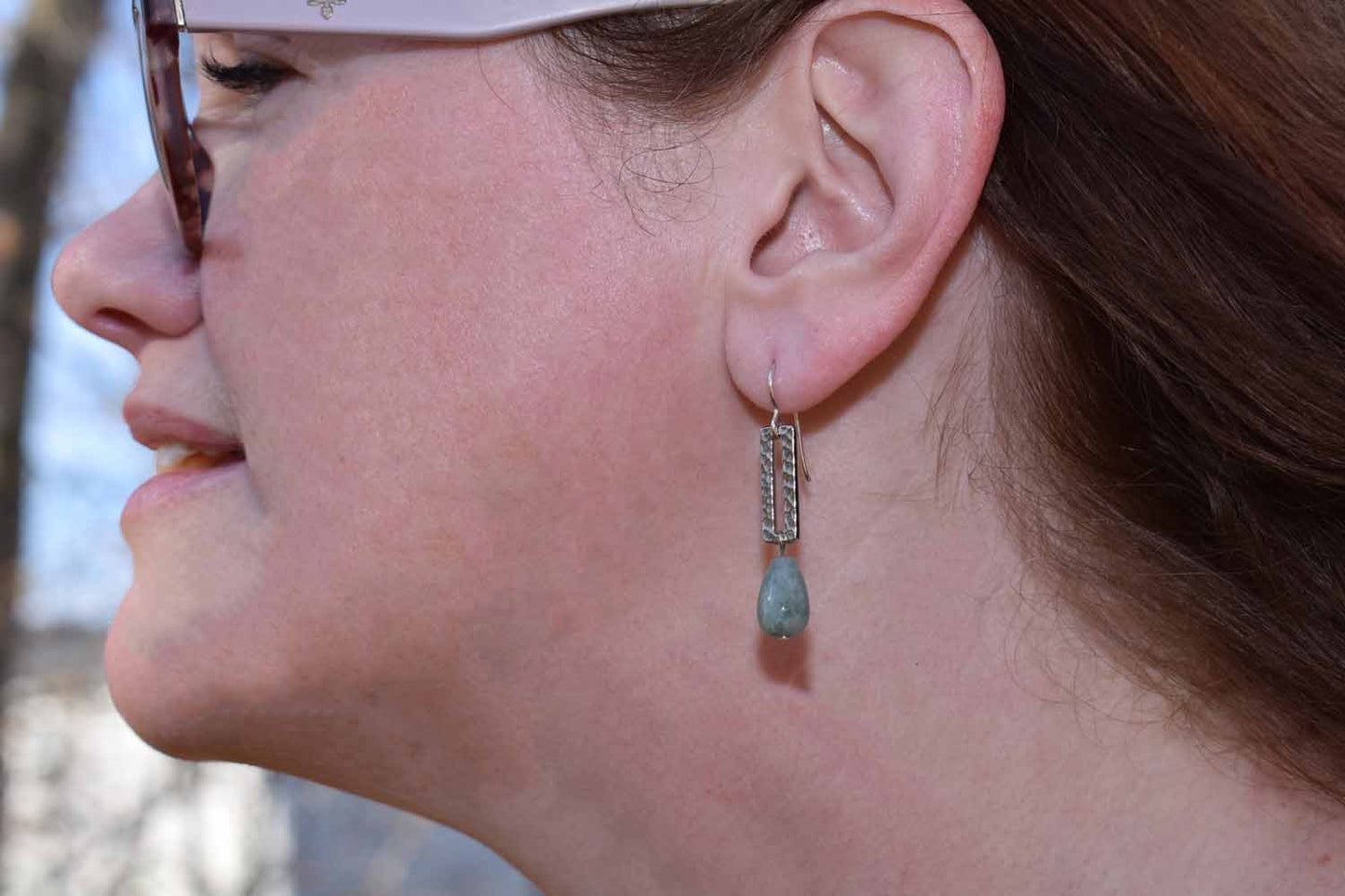 Colette Earrings - Burma Jade