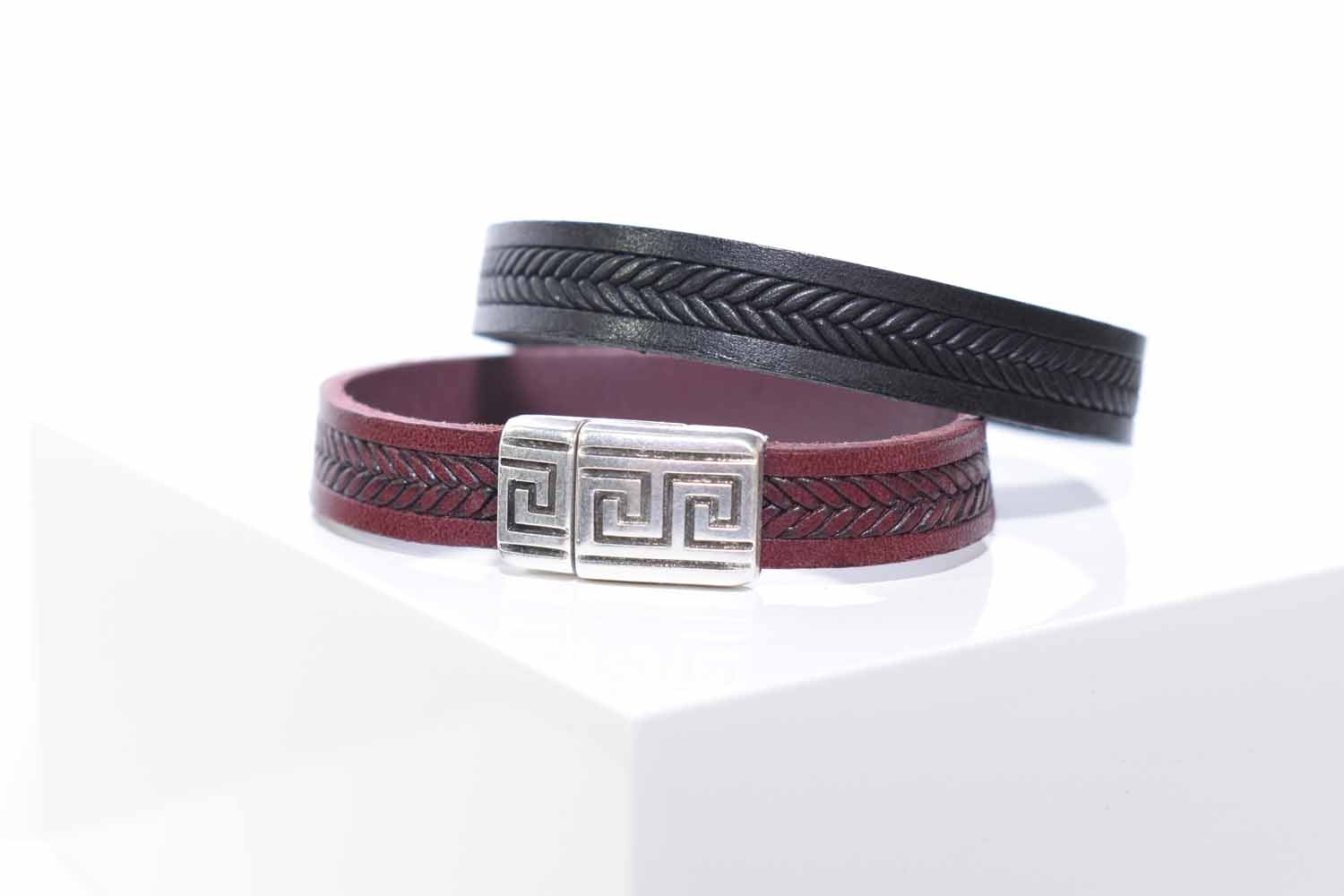 Hudson Leather Bracelet - 2 Colors - Tina Lilja